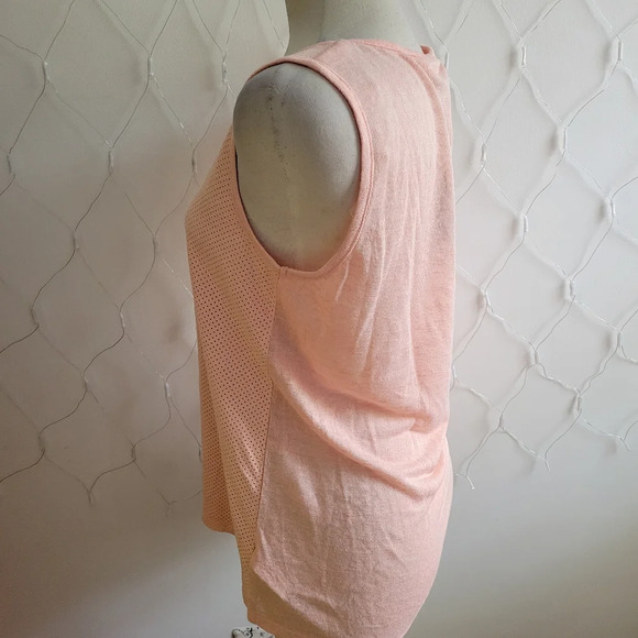 - Melanie Lyne Luxury Tank Top / Athleisure / Soft Pink / Size Large - Picture 2 of 5